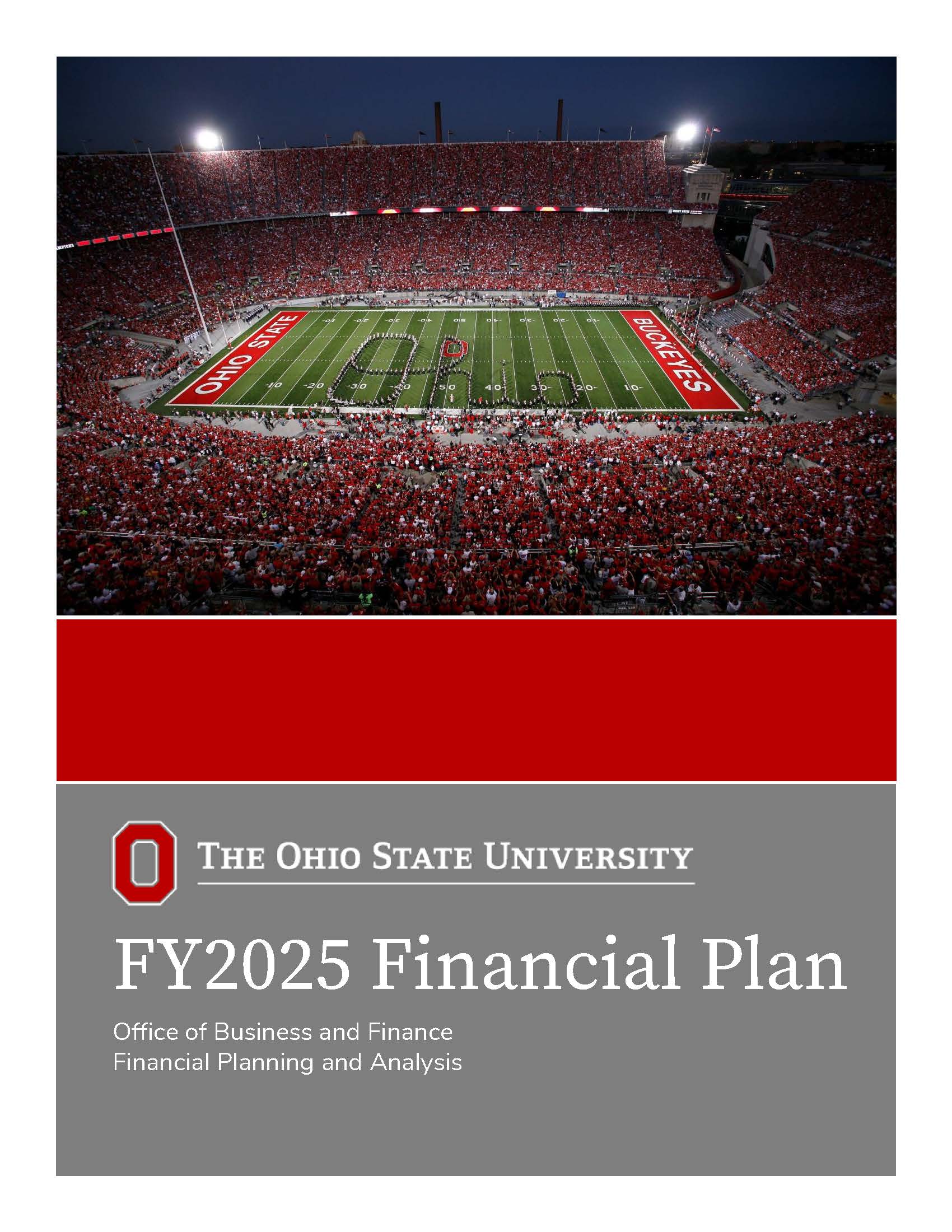 FY2025 Financial Plan cover page