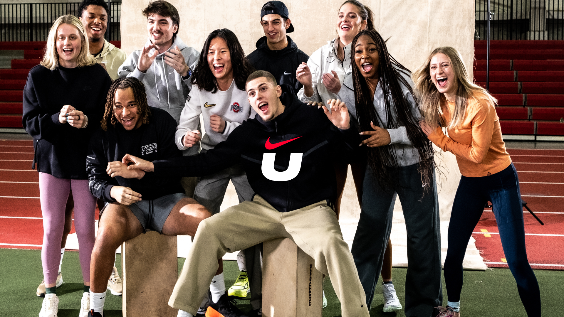 Nike U image of students