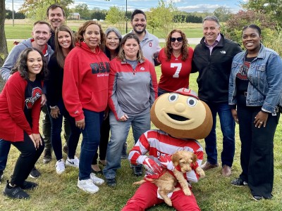 BF DEI Committee Members with Brutus