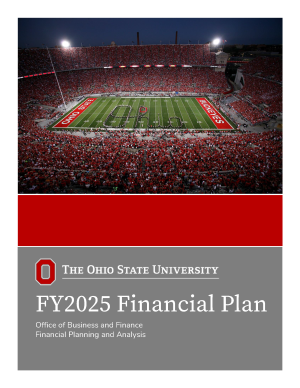 Image of cover of the FY2025 financial plan book